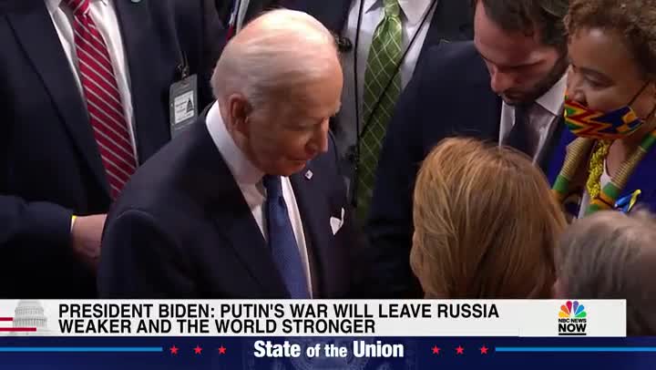 MSNBC's Mitchell: It Was Strange When Biden Said Go Get 'Em At End Of SOTU