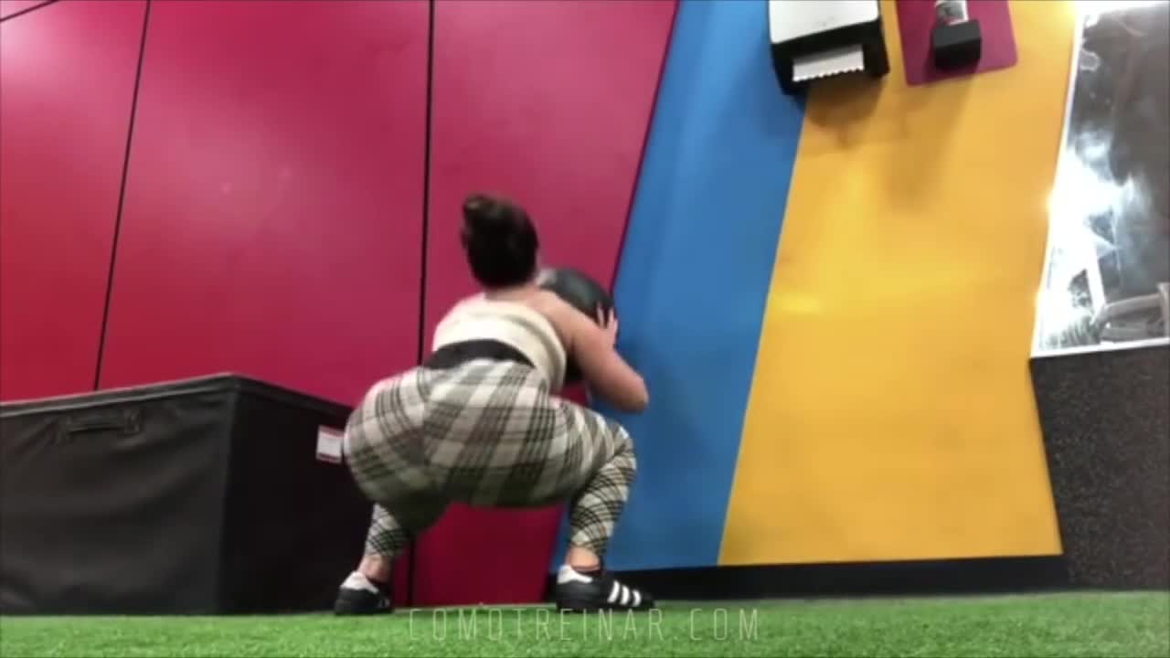 Plus size fitness female motivation