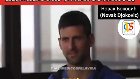 NOVAK DJOKOVIC - O HOMEM QUE SABE DAR VALOR À LIBERDADE