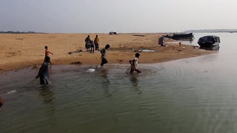 Bangladeshi Stone Carry on from River