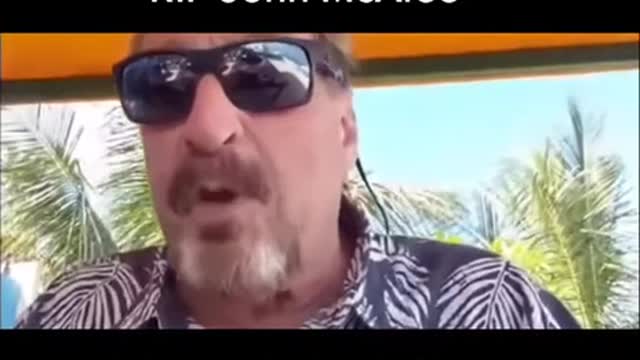 In questo video John McAfee afferma “Se mi succede qualcosa, ho "dead man switches" dappertutto.💥💥💥 🐸🍿