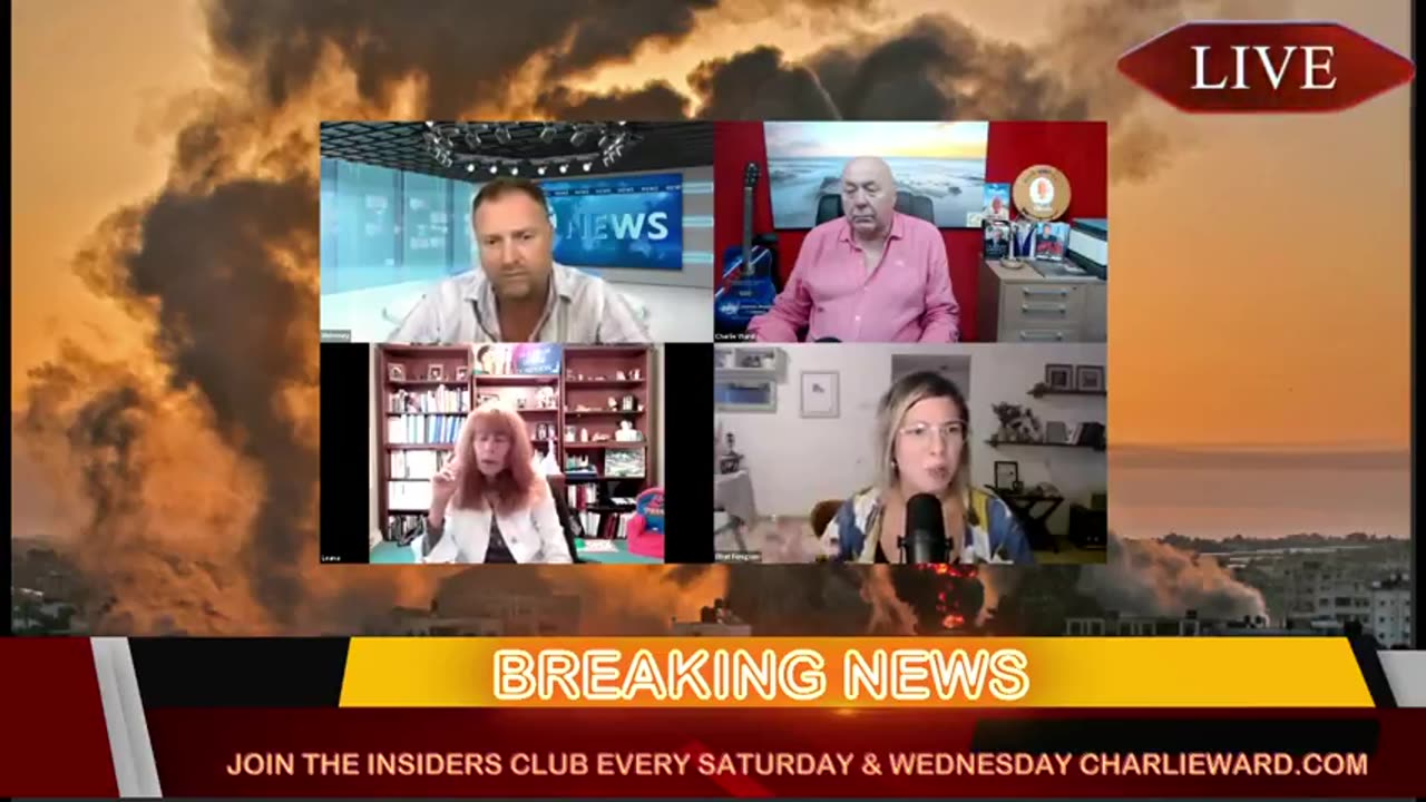 BREAKING NEWS IN ISRAEL WITH EFRAT FENIGSON, LEENA, MAHONEY & CHARLIE WARD