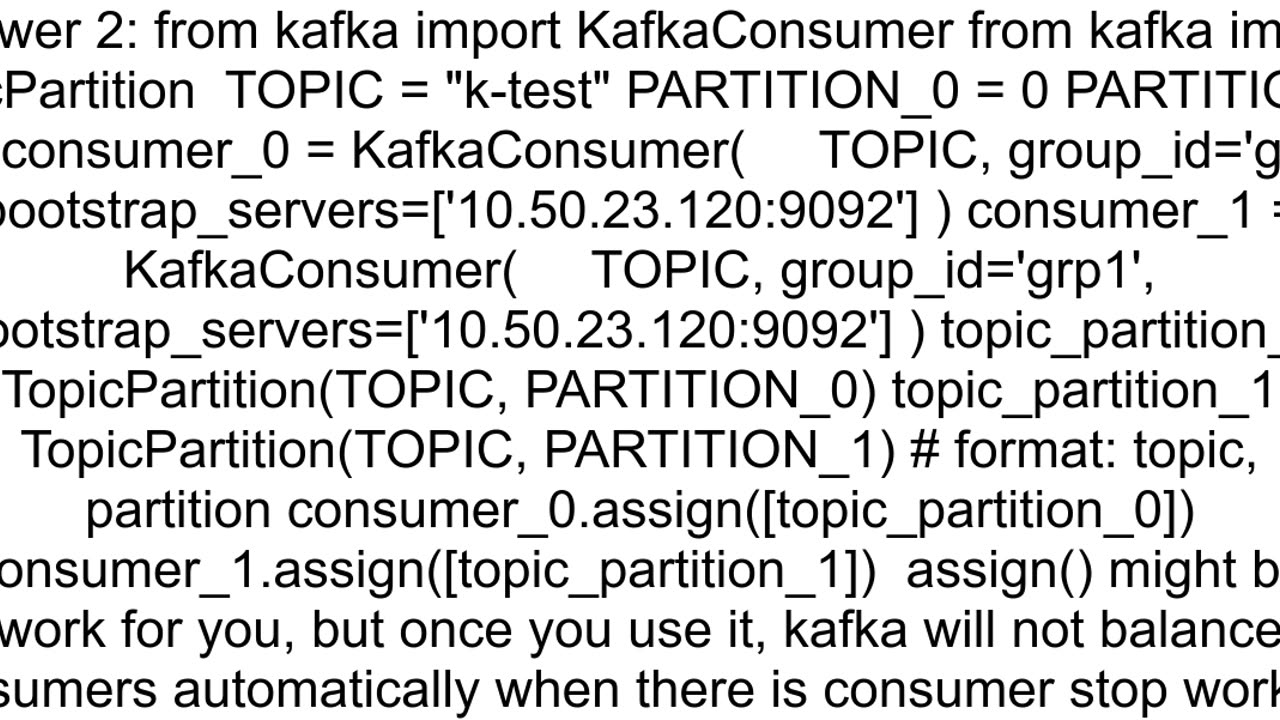 Python kafka consumer group id issue