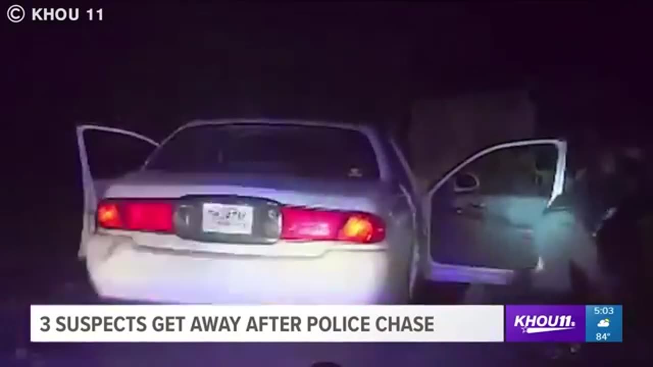 DASHCAM CAPTURED POLICE CHASE AND ARRESTS