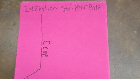 Inflation Stripper pole