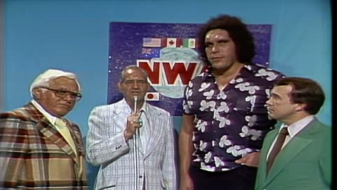 Andre the Giant challenges Harley Race Promo