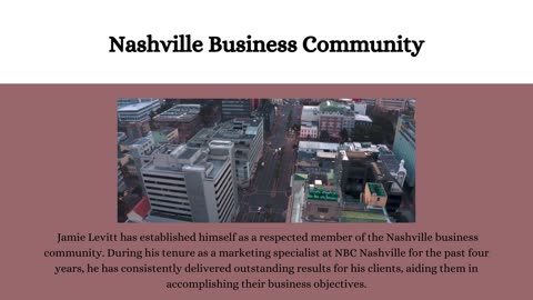 Jamie Levitt Nashville - A Marketing Professional