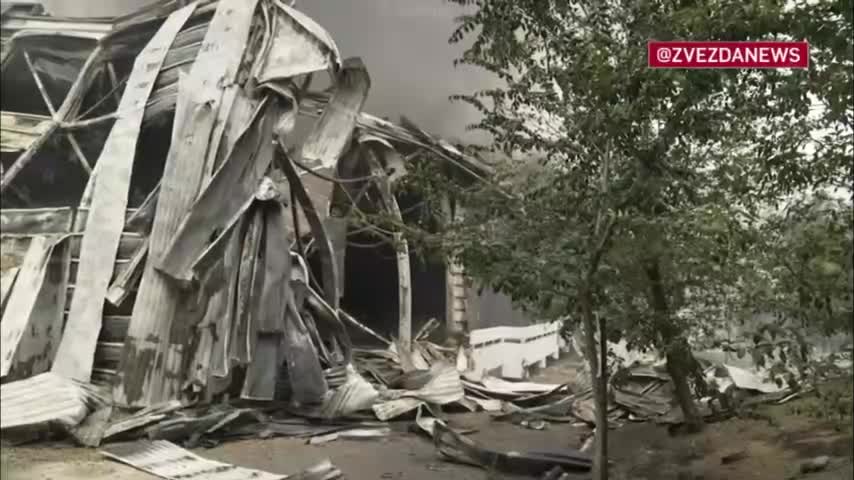 Ostřelování infrastruktury Doněcka od ukrajinských nacistů