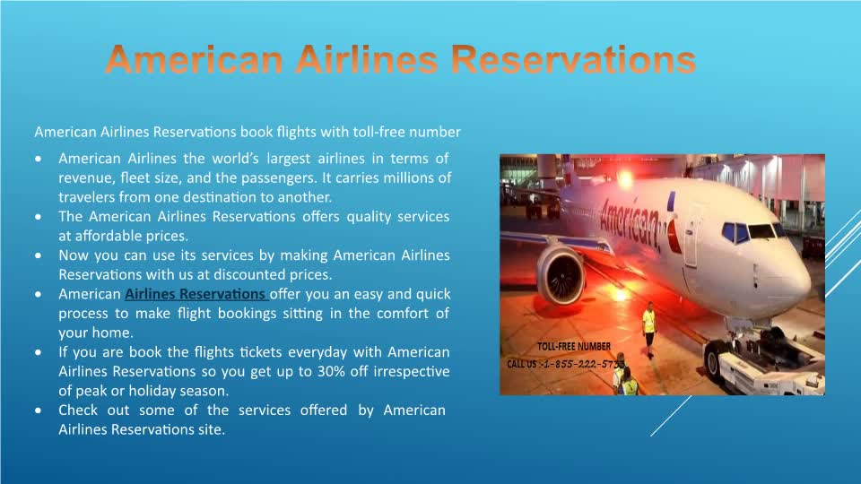 American Airlines Reservatoons