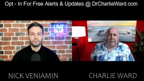 CHARLIE WARD - NICHOLAS VENIAMIN TALKS VACCINES, SHEEPLE PEOPLE & QFS