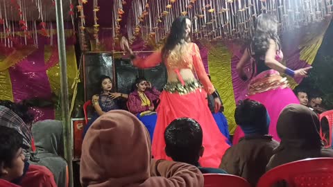 Bhojpuri stage show archestra dance program