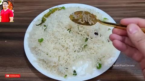 How To Cook White Rice Recipe By ijaz Ansari _ the Perfect Boiled Rice Recipe _