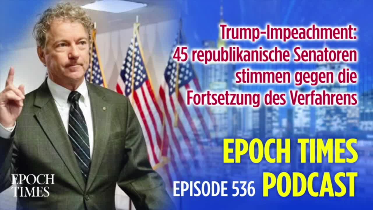 Trump-Impeachment: 45 republikanische Senatoren stimmen gegen die Fortsetzung des Verfahrens