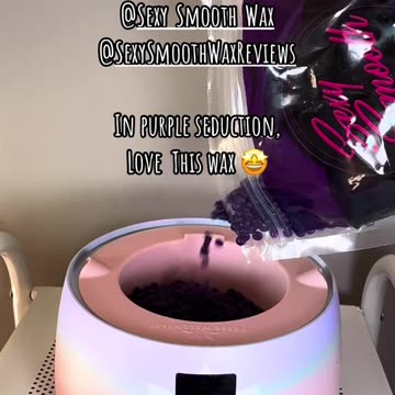 Heather Cuevas Demonstrates Melting Sexy Smooth Purple Seduction Wax!