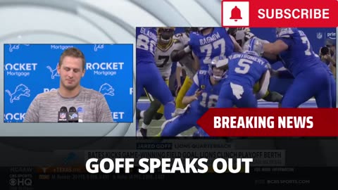 Jared Goff Brutally Honest Reaction To Almost Costly Trip