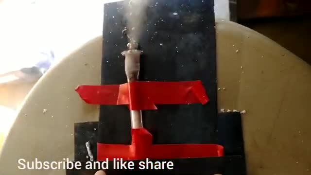 Homemade Candy Rocket_Sugar Rocket motor engine