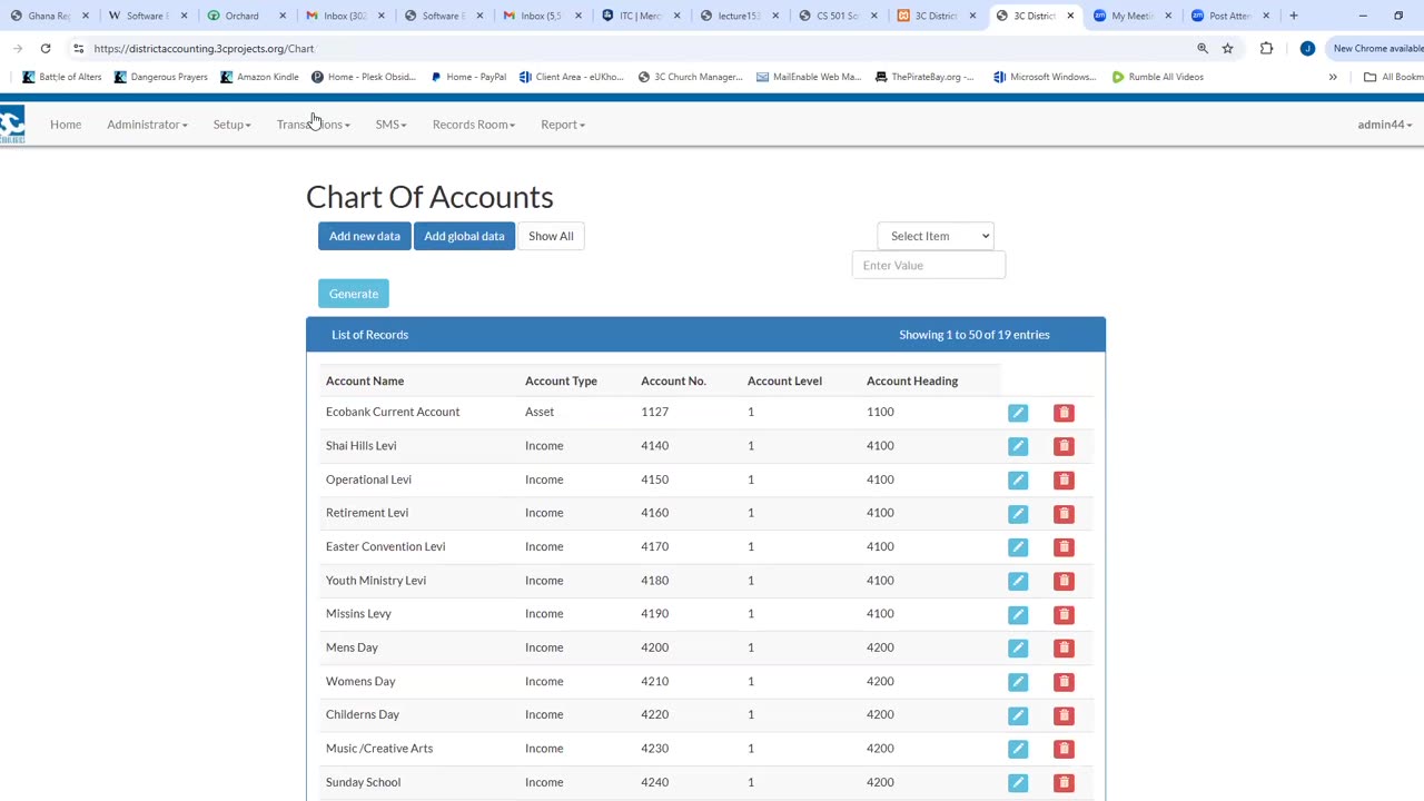 3C District Accounting Software