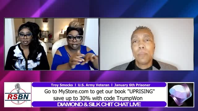 Diamond & Silk Chit Chat With Troy Smocks 2/22/22