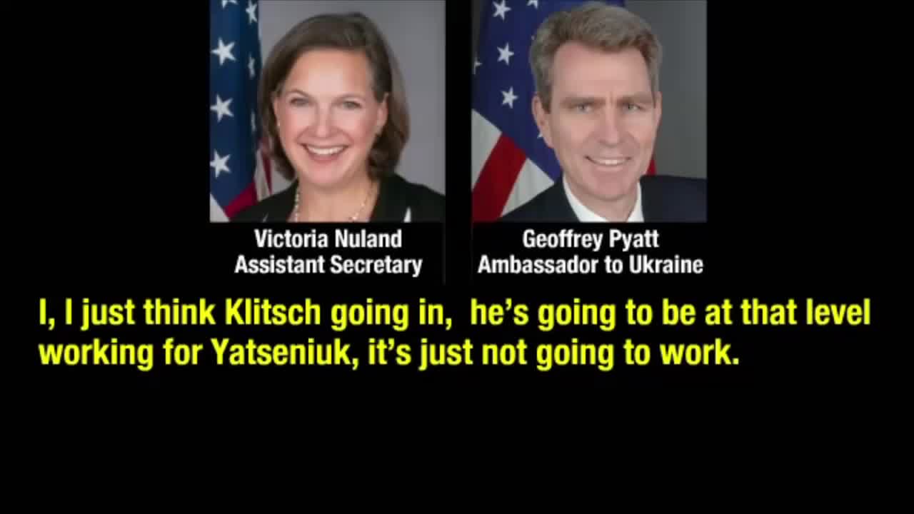 Victoria Nuland hacked phone call with Geoffrey Pyatt