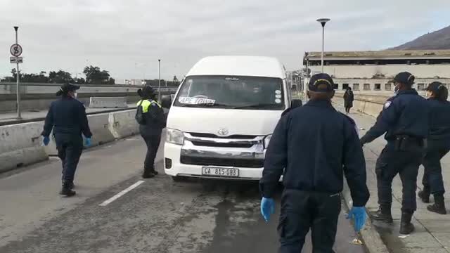 Metro police stop and search Cape taxis