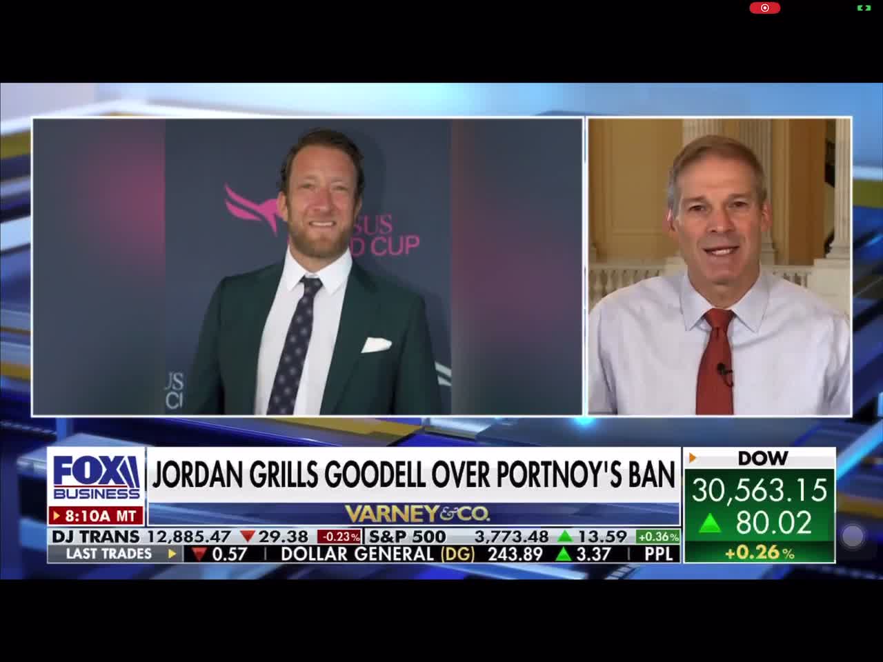 Rep. Jim Jordan explains why he grilled NFL’s Goodell over Portnoy ban