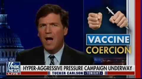 Tucker Carlson - July 08, 2021 - C19 shot, Force Works, Outing the unvaccinated