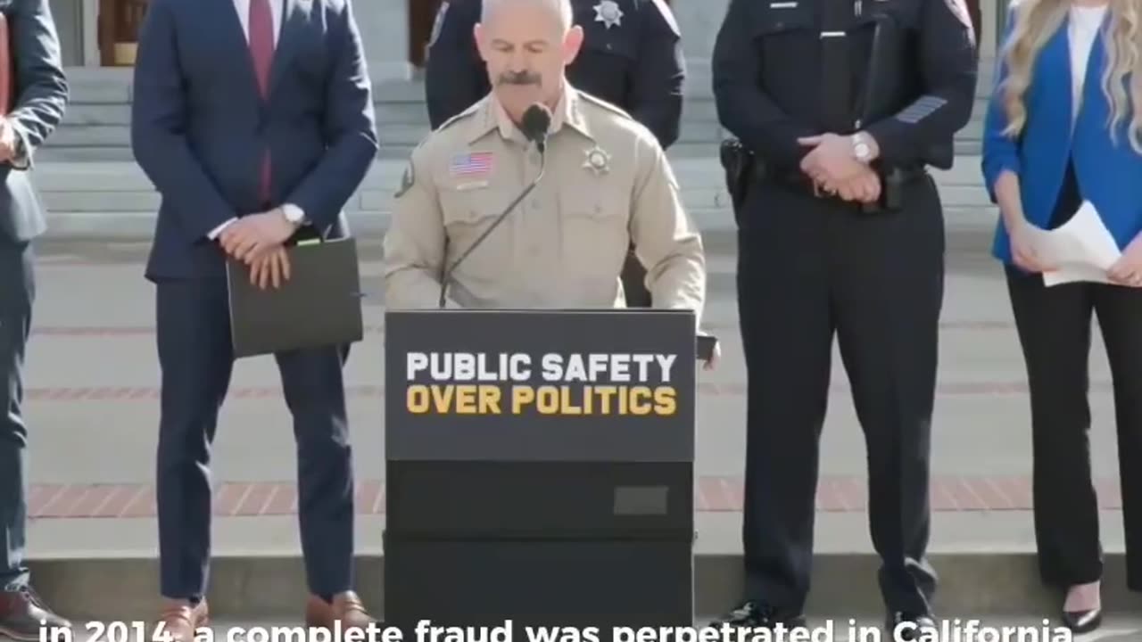 Riverside County Sheriff, criticizes progressive policies for skyrocketing crime in California