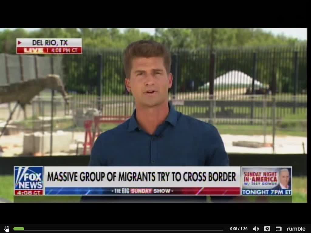 1,000s of illegal Aliens, including soldier age Africans, crossing into the US