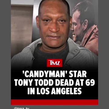 Rip to tony Todd 🙏 🕊 🕯 11/12/24