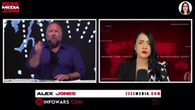 Alex Jones with Maria Zee