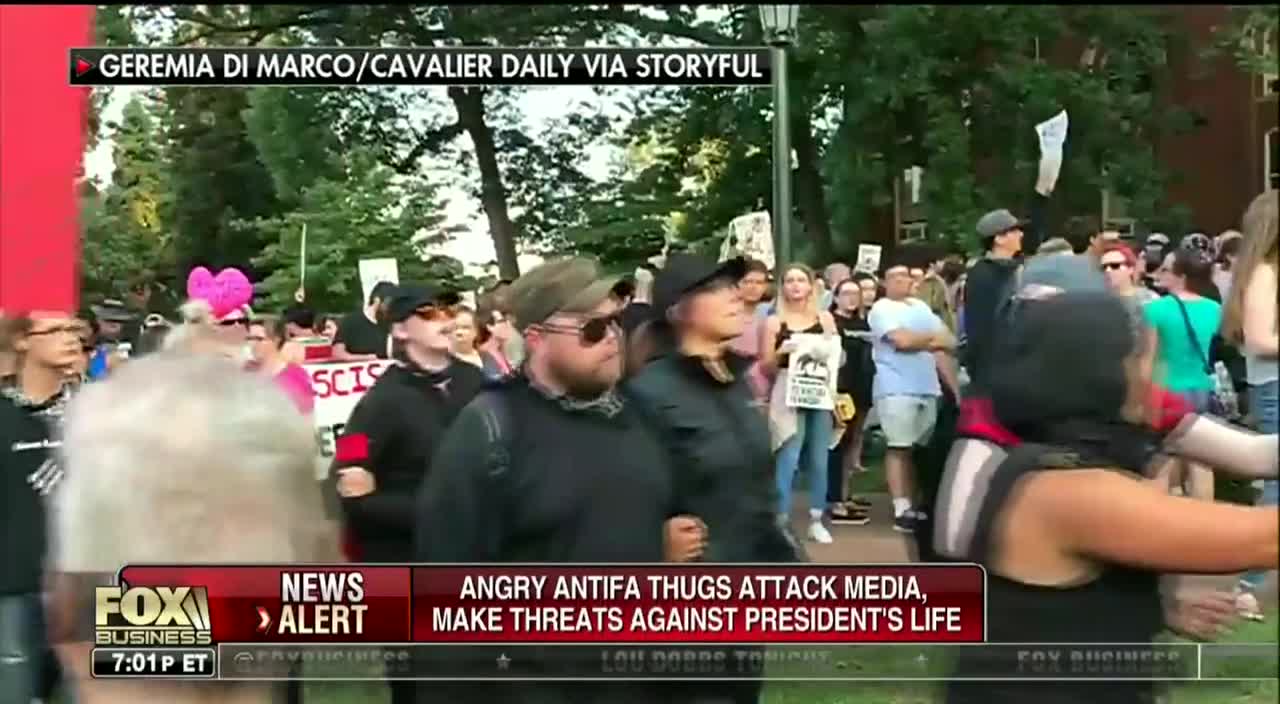 Lou Dobbs rips Antifa 'thugs' for violence in Virginia and DC