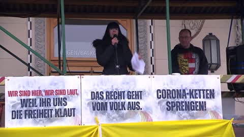 Neujahresdemo am 1.1.2022 in Klagenfurt