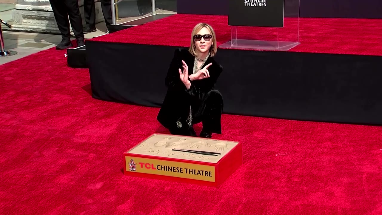 Japanese musician Yoshiki honored in Hollywood