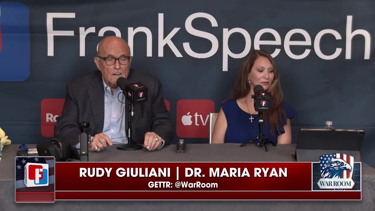 Corruption And Communism Theme Of DNC With Rudy Giuliani And Dr. Maria Ryan