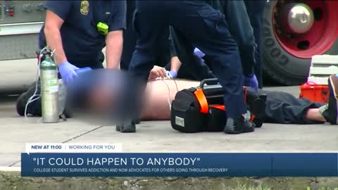 College student who survived addiction now advocates for recovery