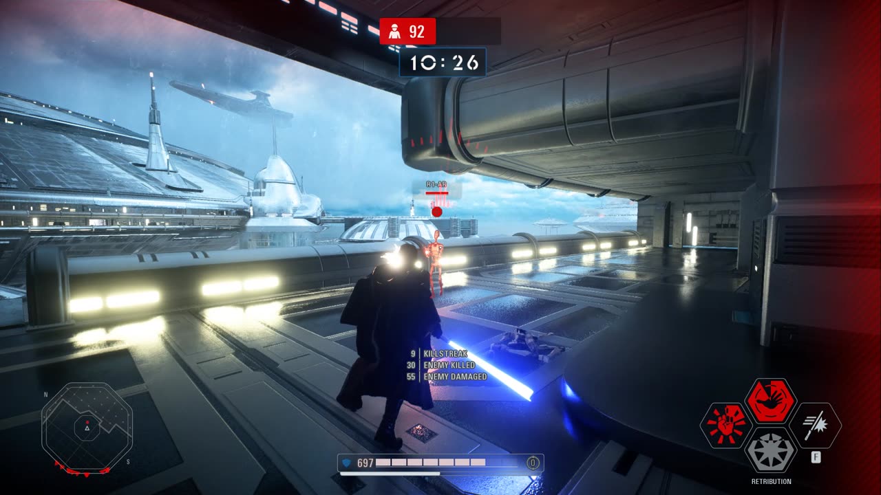 SWBF2 2017: Arcade Onslaught Anakin Skywalker Kamino Gameplay