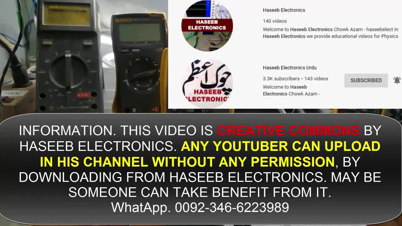 #140 How to Use a Multimeter (Detailed Practical) Haseeb Electronics