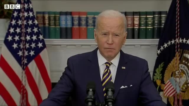 US President Biden announces Russian oil ban over Ukraine conflict