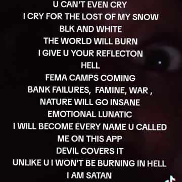 U CAN'T EVEN CRY U TAKE IT AS WEAKNESS