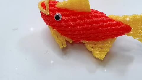 HOW TO MAKE A STANDED FISH FROM USED ITEMS