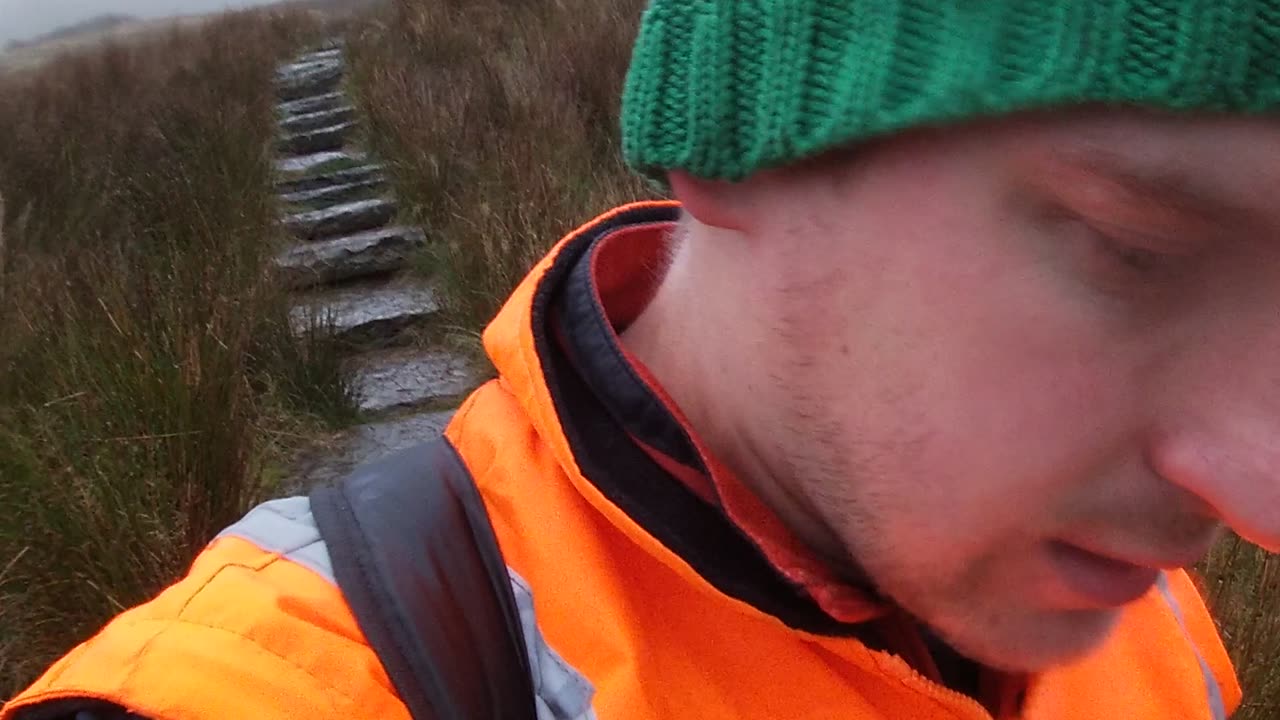 The Start of The 3 Peaks Adventure 2023 Ingleborough On top of the Ingleborough Clouds