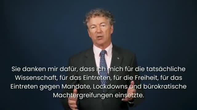 Announcement from Kentucky's Senator Rand Paul