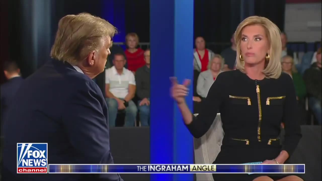 I wonder why Laura Ingraham suddenly shut down President Trump?