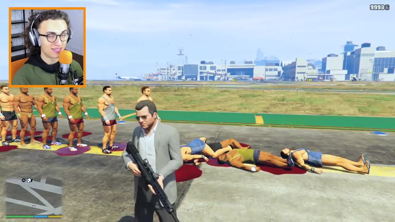 SCARY/// HOW MANY PEOPLE Can 1 BULLET Kill in GTA 5