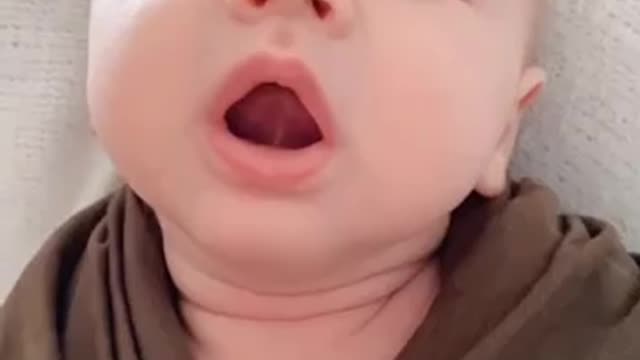 Cute Baby try not to smile Challenge