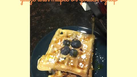 Blueberry Waffles | Papillon Care