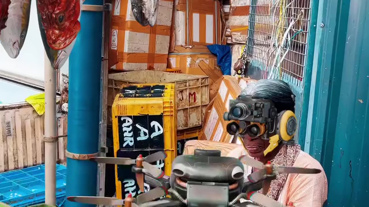 Cyberpunk India Part 1_ The people of Kochi market