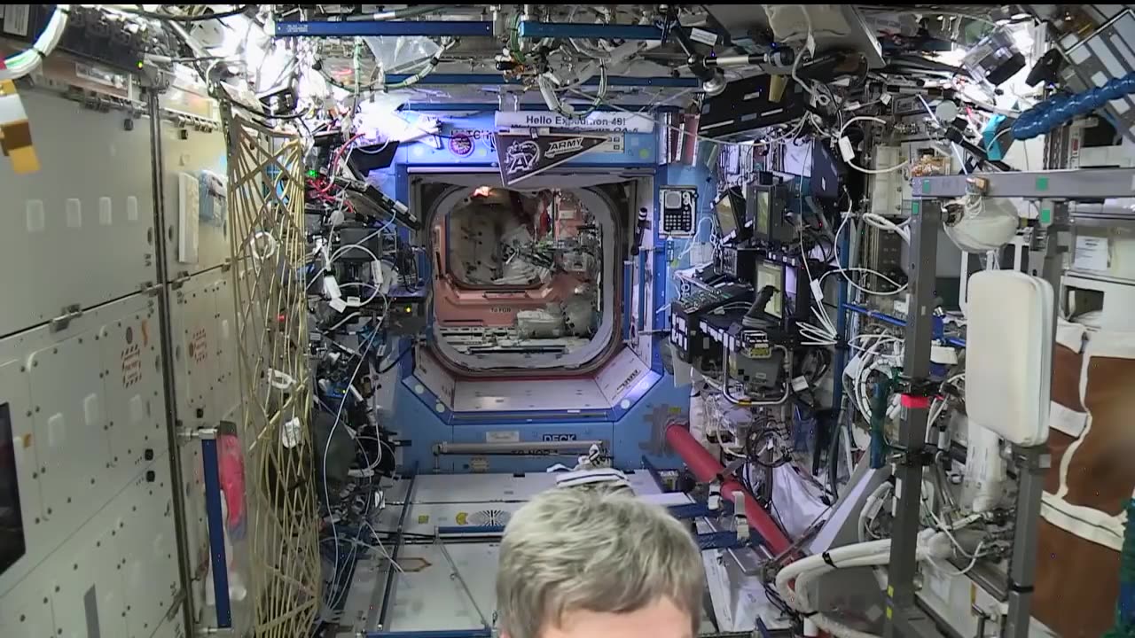 Space Station Crew Member Discusses Life in Space with Discovery Channel