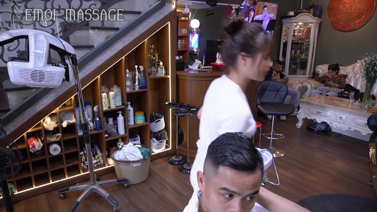 Best face care, shampoo, and treatment of a barber shop cutie who only goes to Danang locals