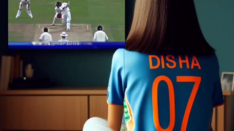 Watching a Indian girl cricket match